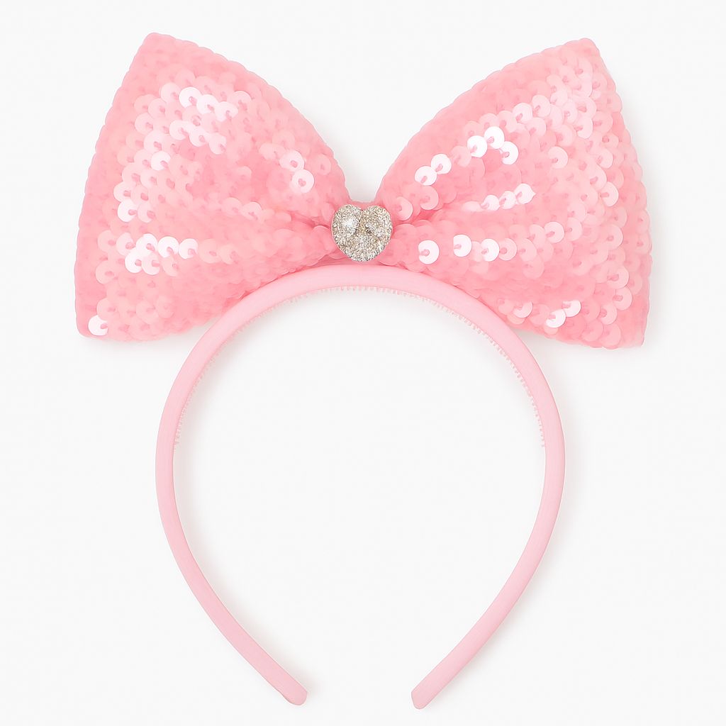 SEQUIN BOW HEAD BAND