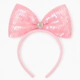 SEQUIN BOW HEAD BAND