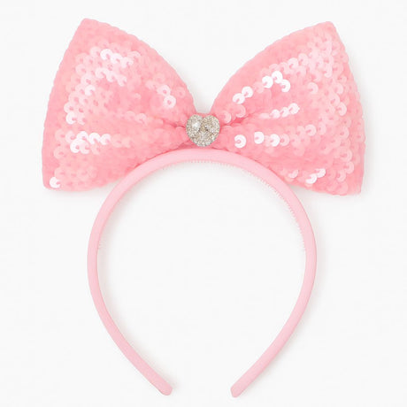 SEQUIN BOW HEAD BAND
