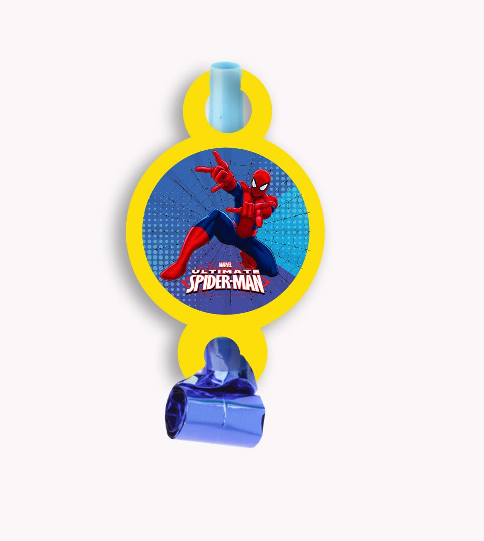 "BLOW OUT  SPIDERMAN" 8 PCS