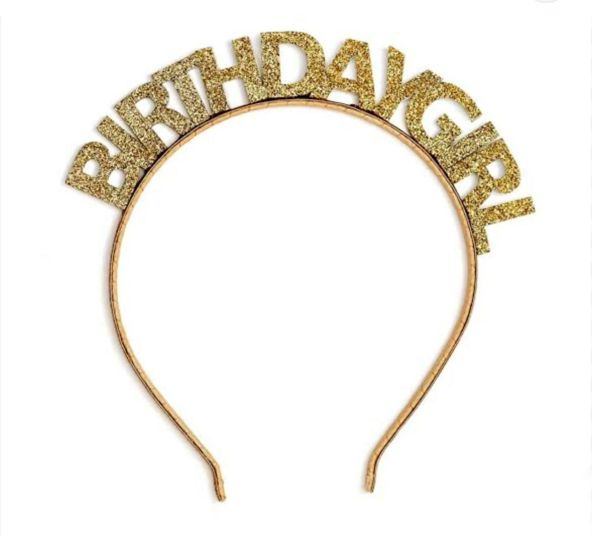 BIRTHDAY GIRL HEADBAND GOLD