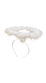 HALO ANGEL HEAD BAND WHITE