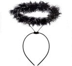 HALO ANGEL HEAD BAND BLACK