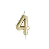 Number  Candle Gold