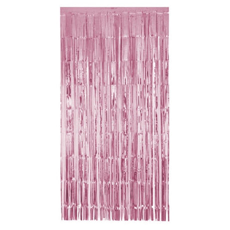 METALLIC FRINGE CURTAIN