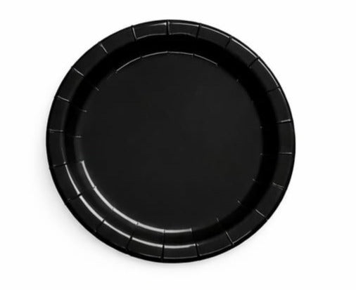 BLACK  PLATE  8 PCS