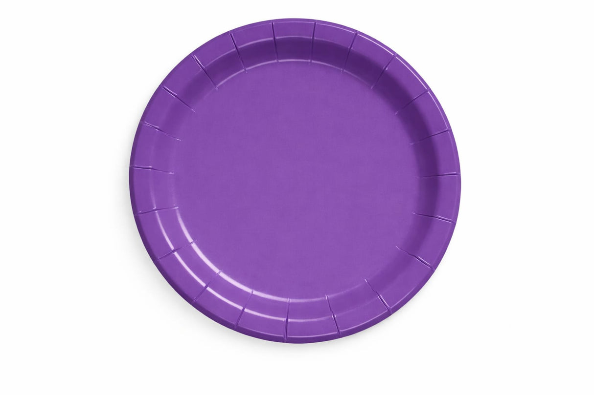 PURPLE PLATE  8 PCS