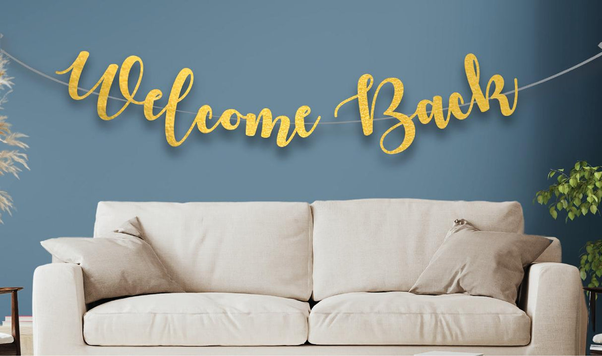 "BANNER WELCOME BACK"