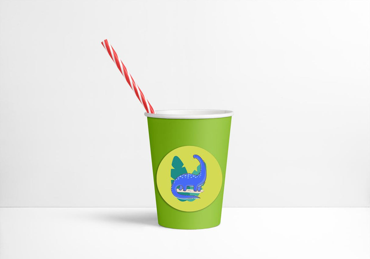 DINOSAUR CUP 8 PCS