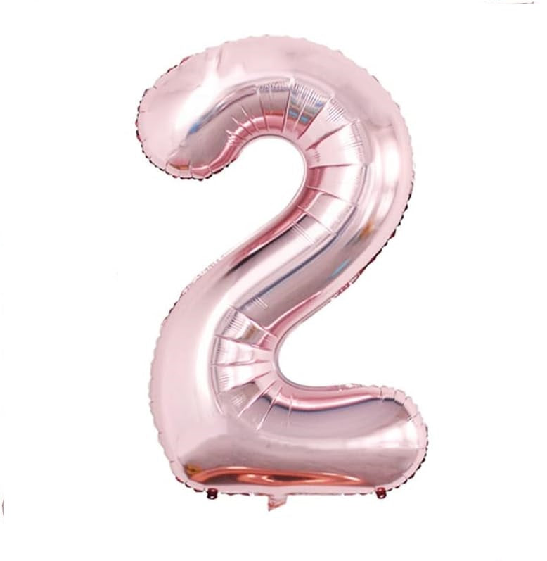 32 INCH NUMBER ROSE GOLD 2