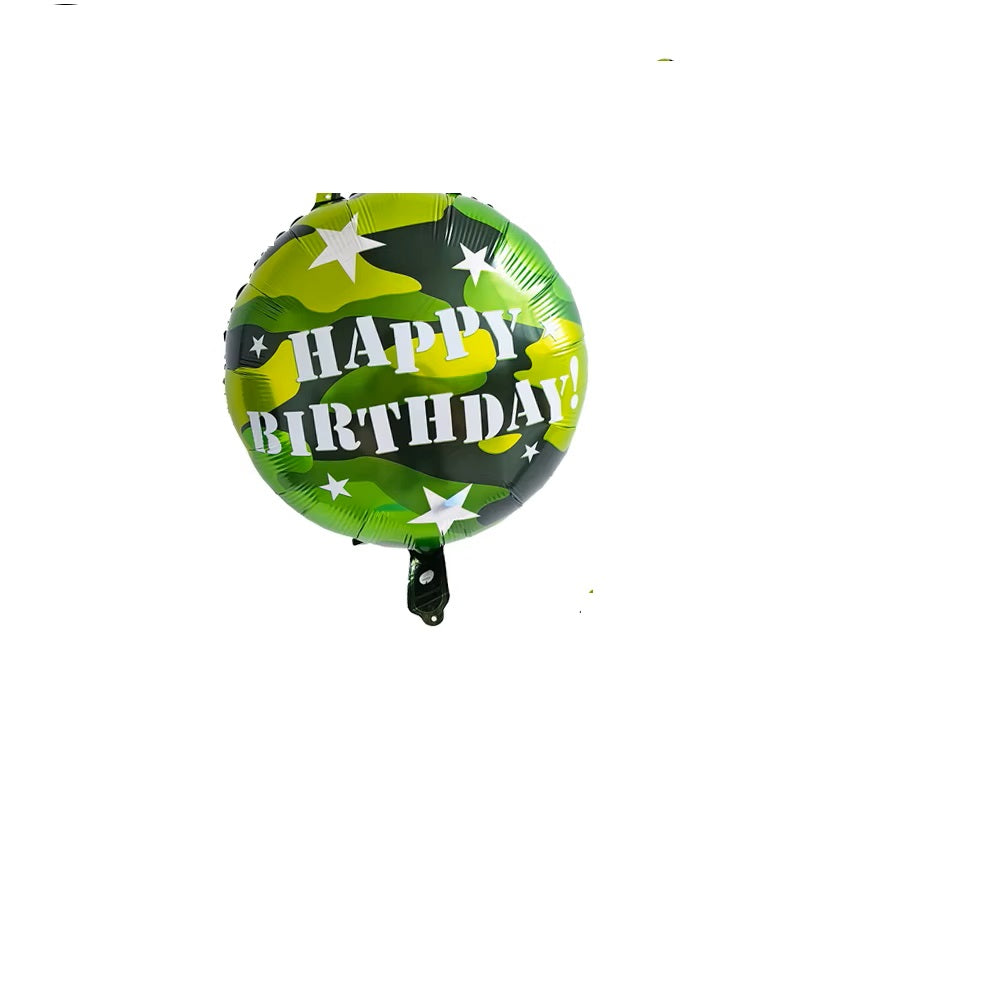 18 INCH HAPPY BIRTHDAY ARMY BALLOON