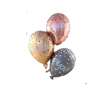 TRIO HAPPY BIRTHDAY TO YOU LARGE SHAPE BALLOON
