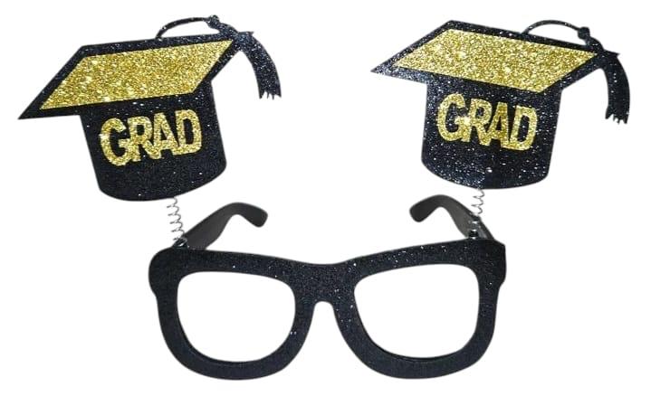GRAD GLITTER GLASSES