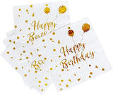 HAPPY BIRTH DAY  STAMP NAPKINS