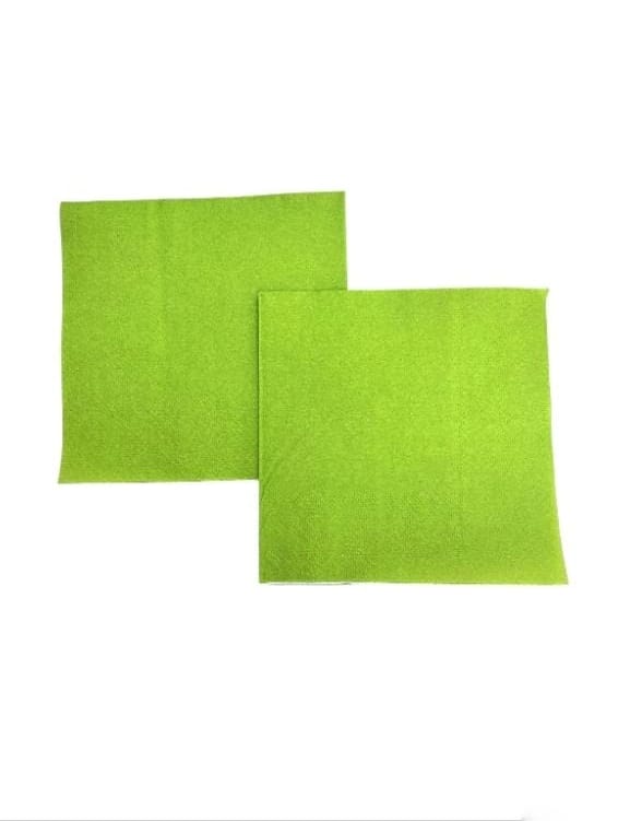 SOLID COLOR NAPKINS GREEN