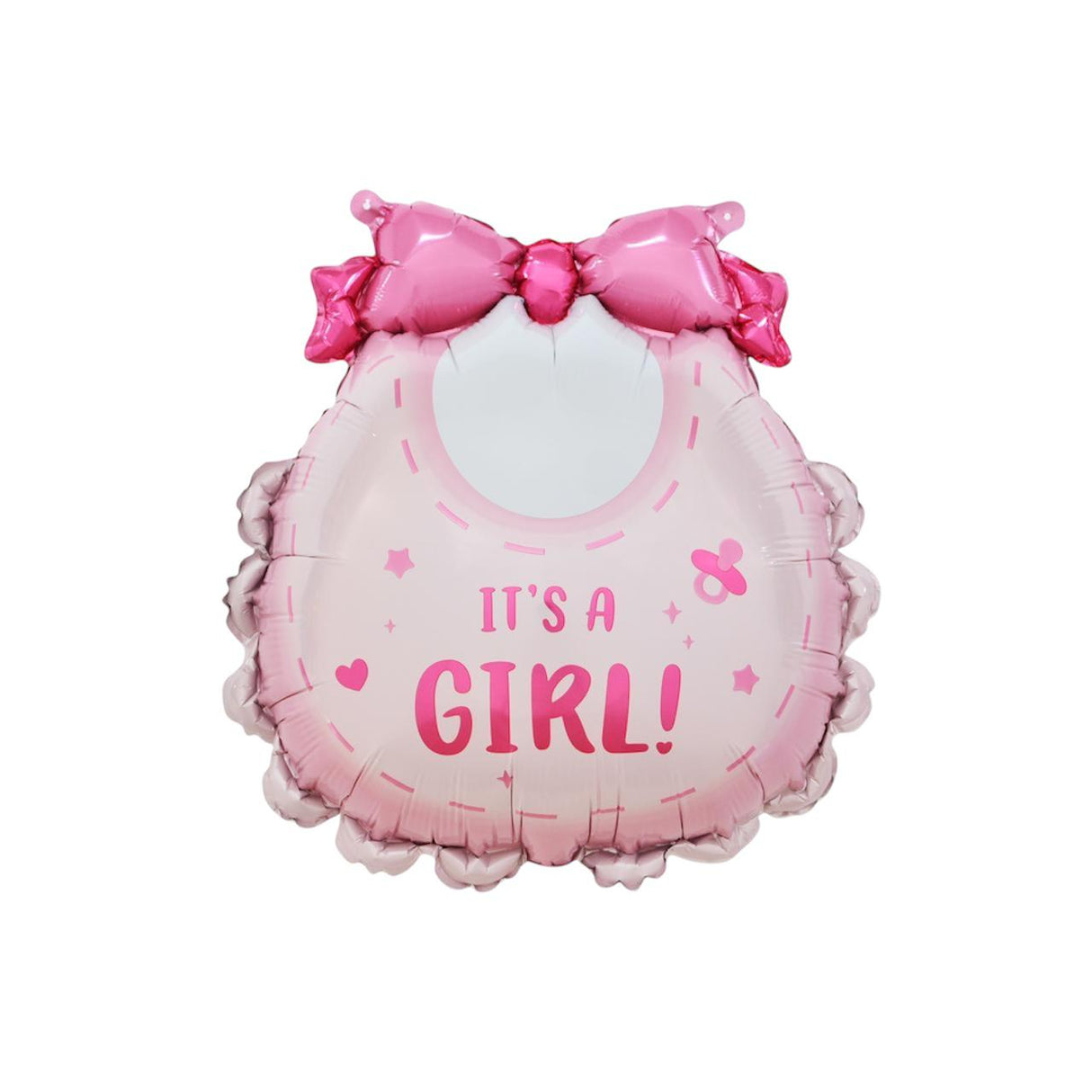 BABY GIRL BIB BALLOON