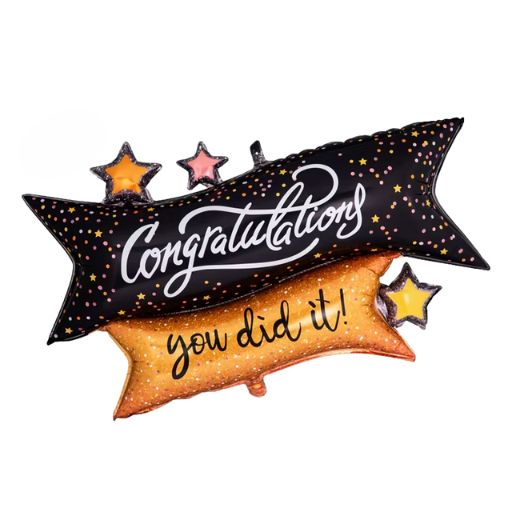 39 Inch Congratulations You Did it Balloon