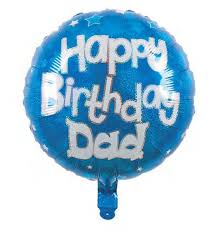 18 Inch Happy Birthday Dad Balloon