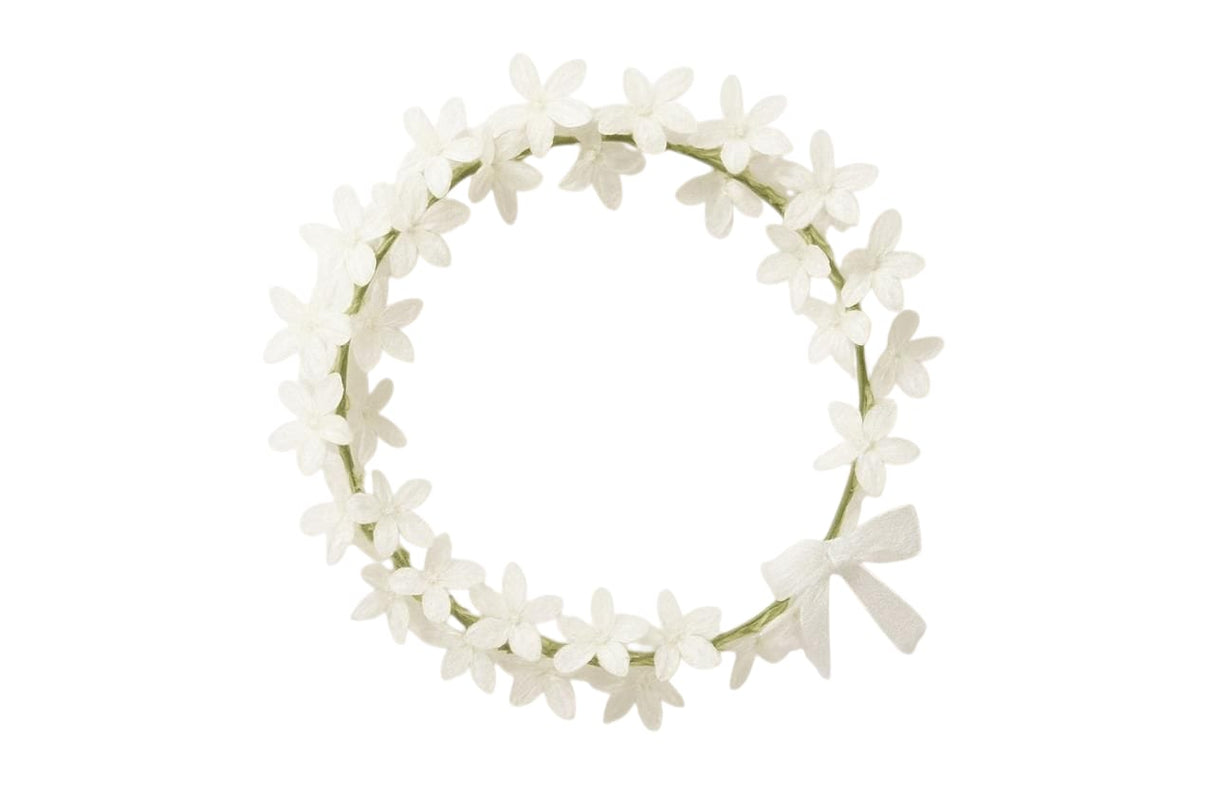 FLOWER HEAD PIECE WHITE