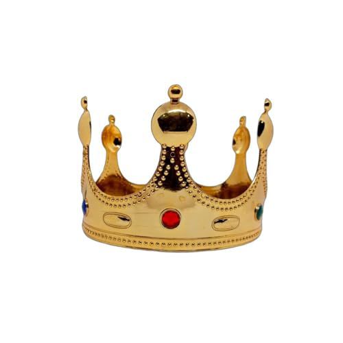 KING PLASTIC CROWN GOLD
