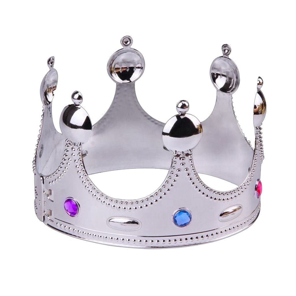 KING PLASTIC CROWN SILVER