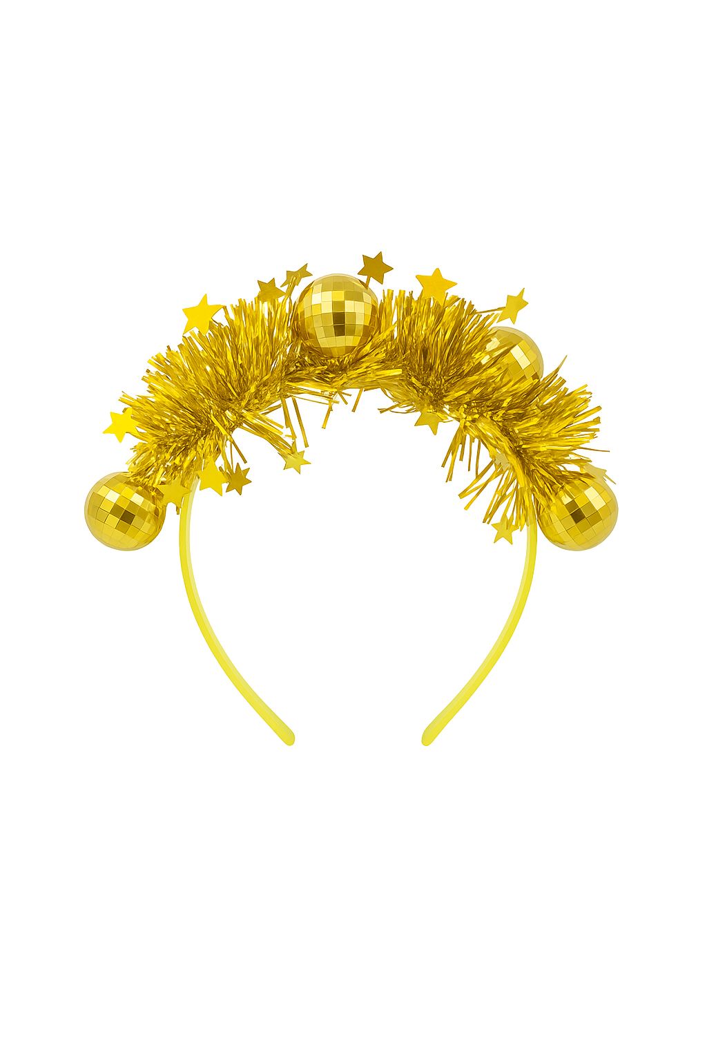 DISCO BALLS HEAD BAND GOLD