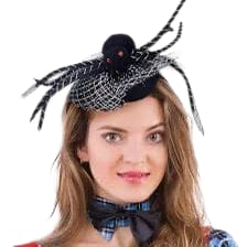 BLACK SPIDER HEAD BAND