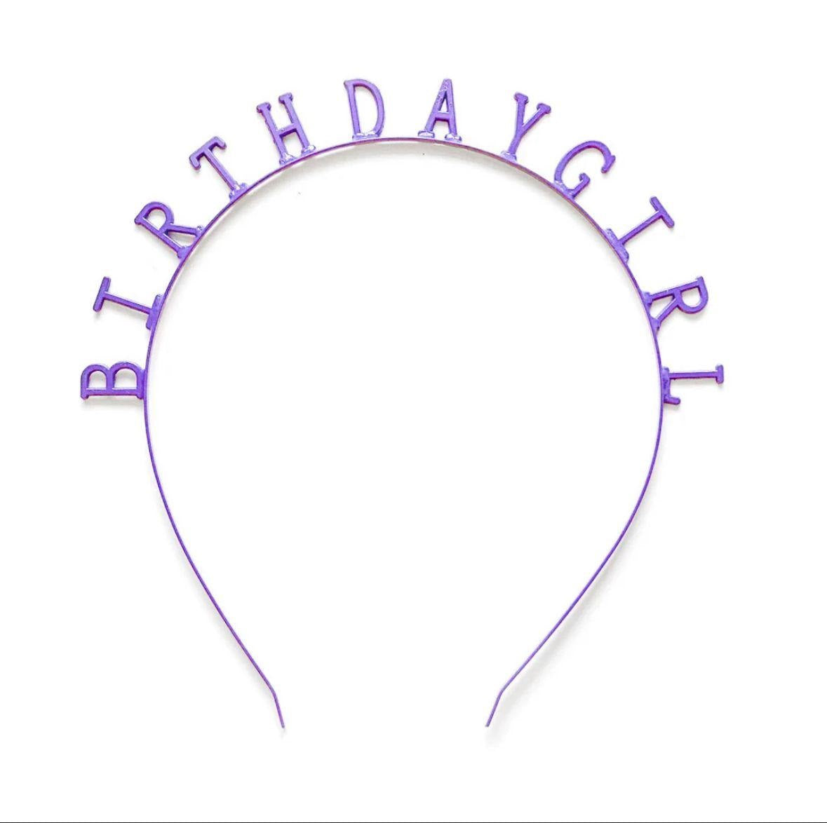 BIRTHDAY GIRL PEARL SHINE TIARA PURPLE