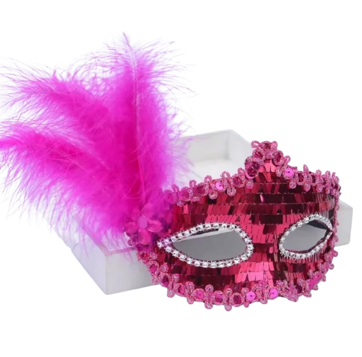 HOT PINK SHIMMER MASK