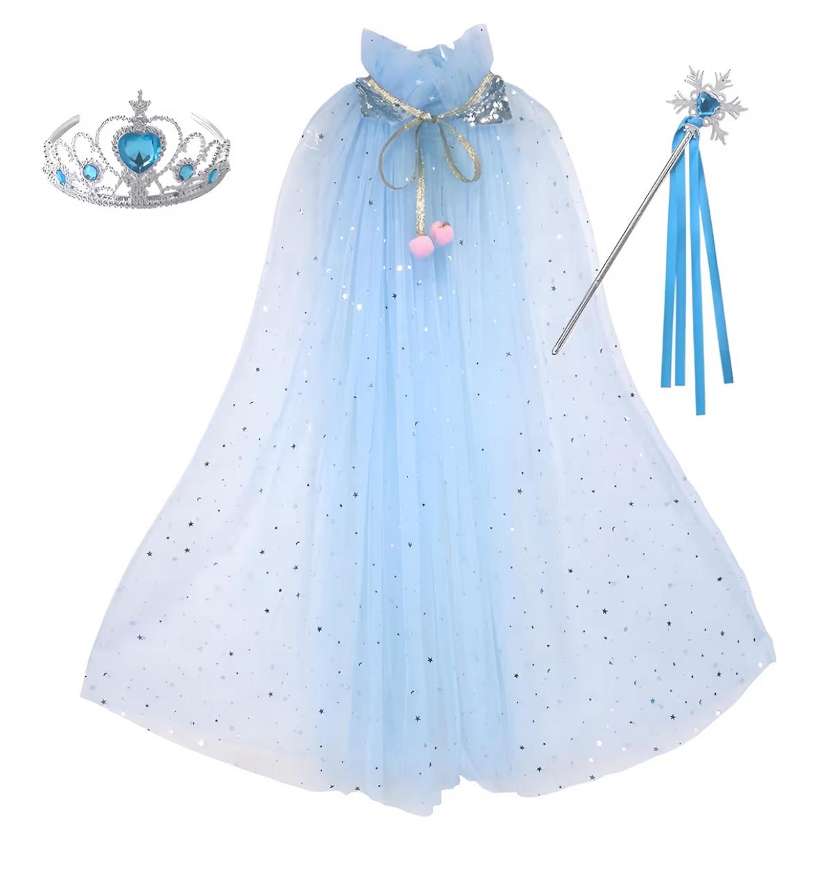 SPARKLE TULL CAPES LIGHT BLUE
