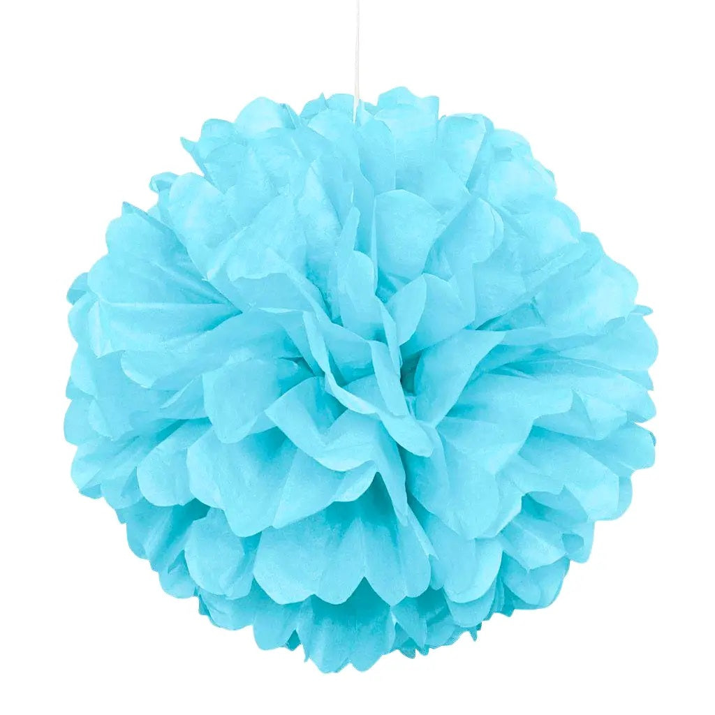 FLUFFY DECORATIONS COLORS BABYBLUE 40 CM