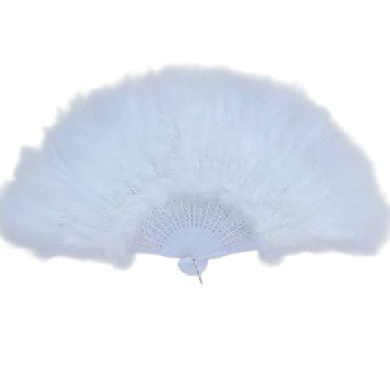 FEATHER FAN WHITE