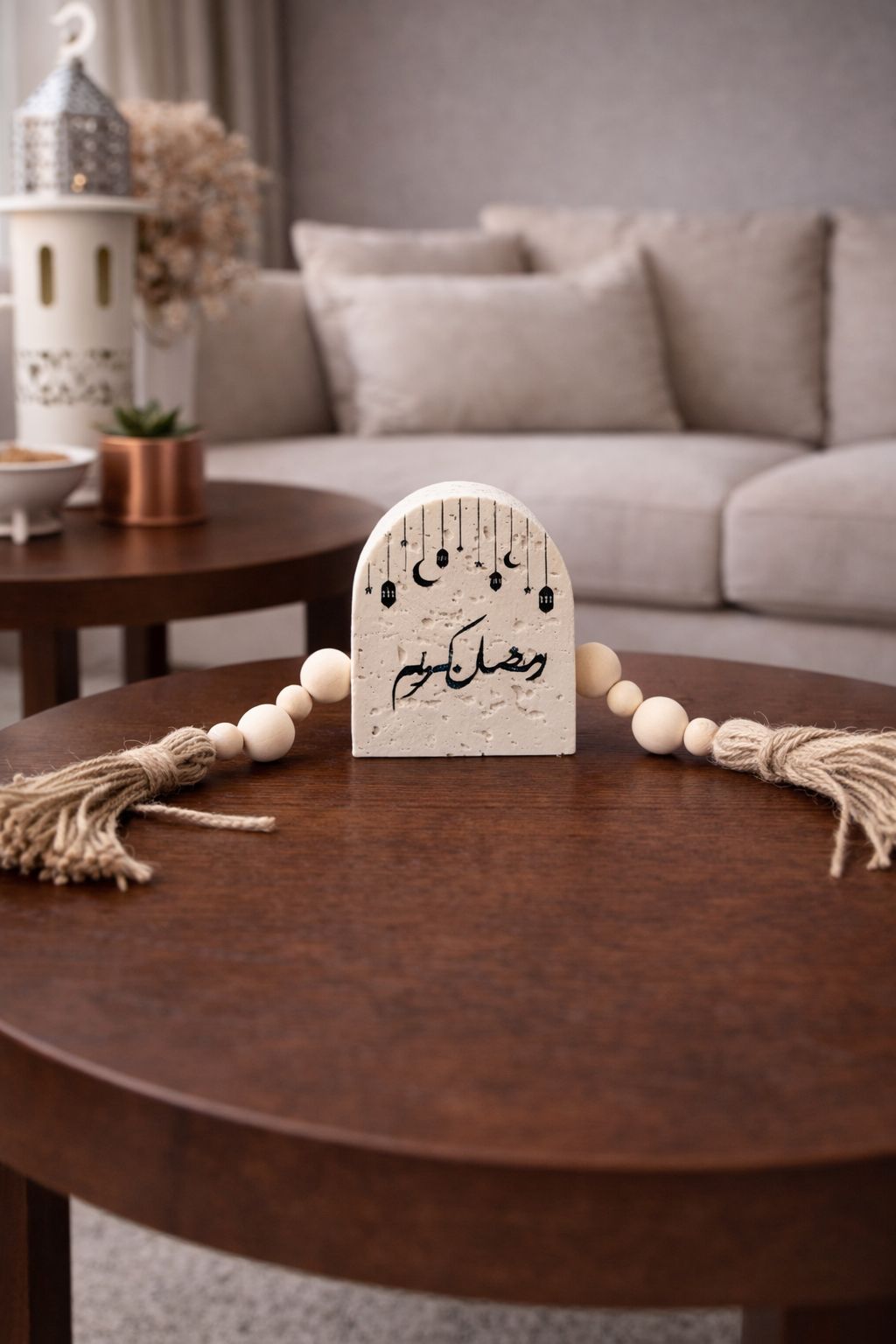 DECORATIVE WOODEN ROSARY