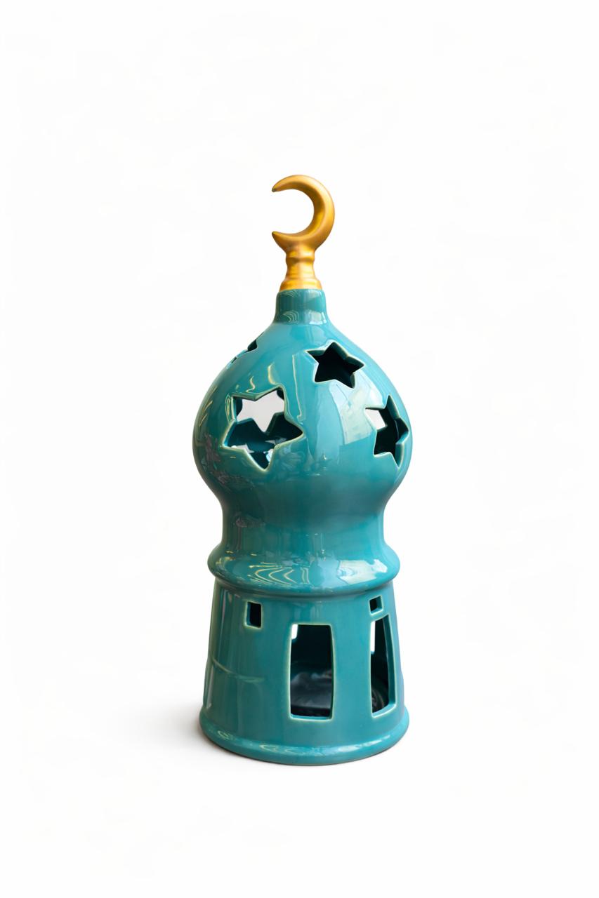 RAMADAN LIGHT  BLUE LANTERN