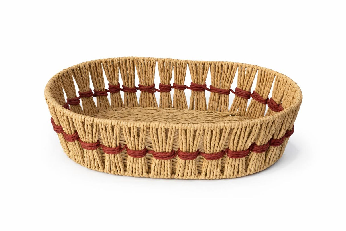 Oval Bamboo Gift Basket