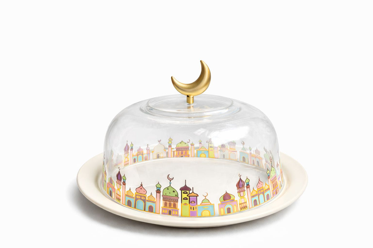 BEIGE COLORFUL TRAY