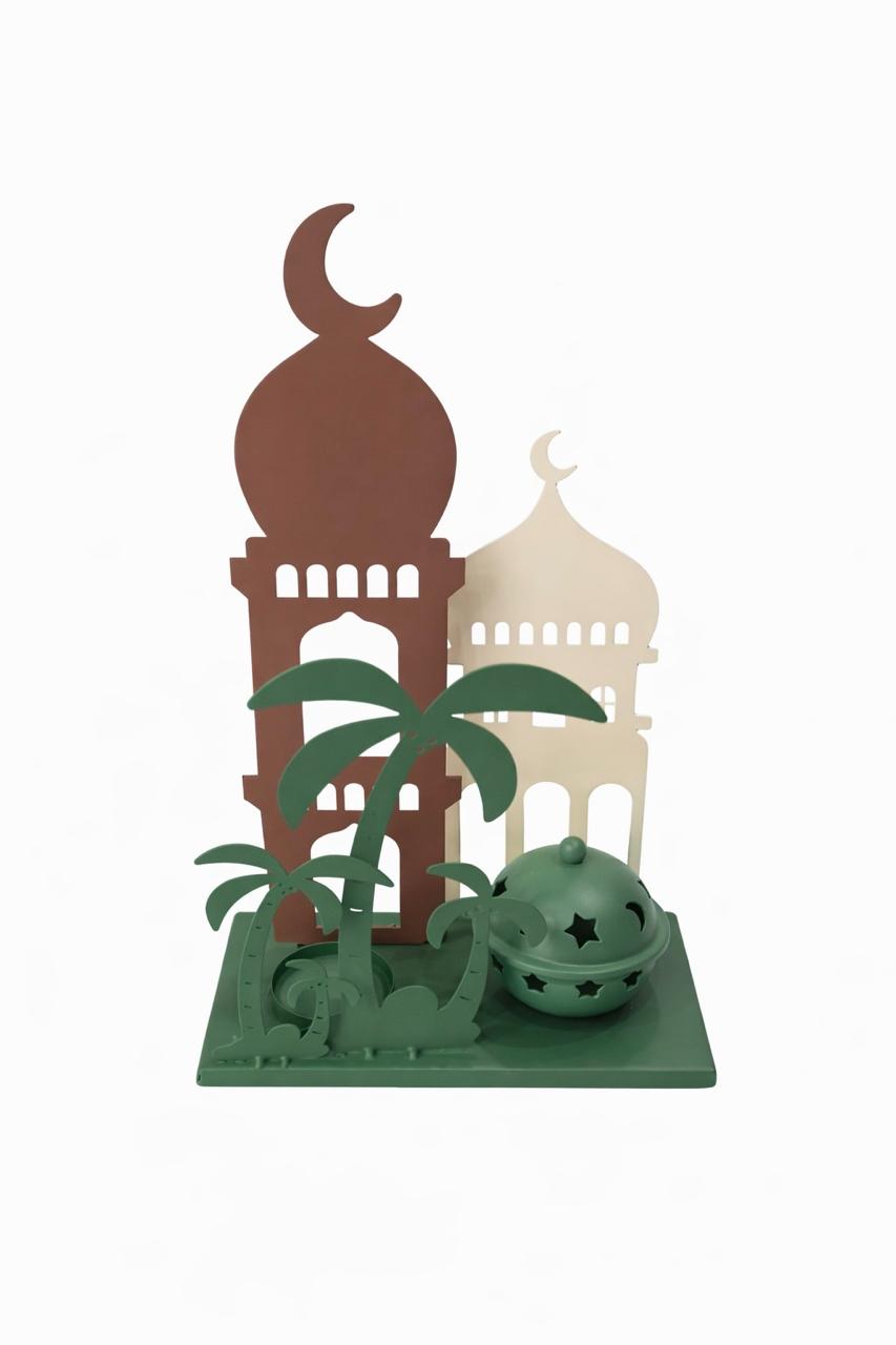 LARGE DECORATIVE MABKHARA STAND