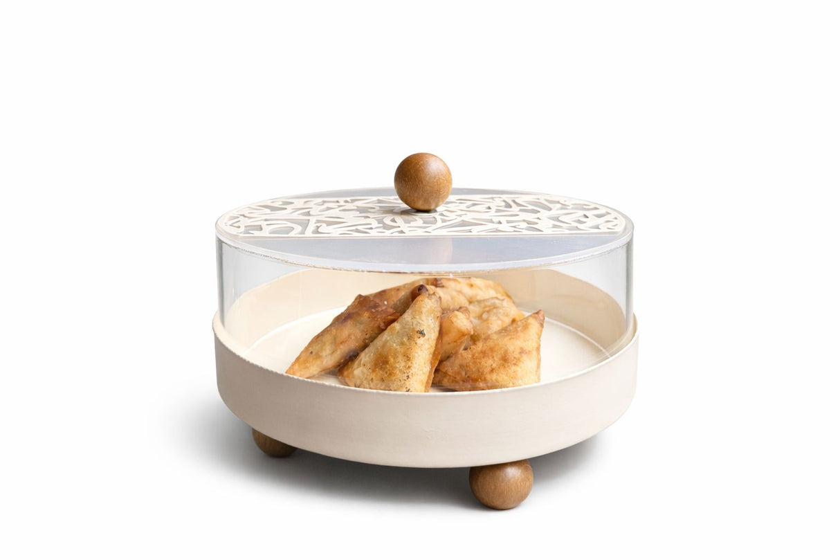 ROUND WITH ARABIC CALLIGRAPHY TRAY