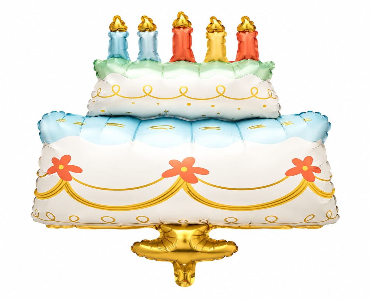 DOUBLE LAYER BIRTHDAY CAKE LARGE SHAPE BALLOON