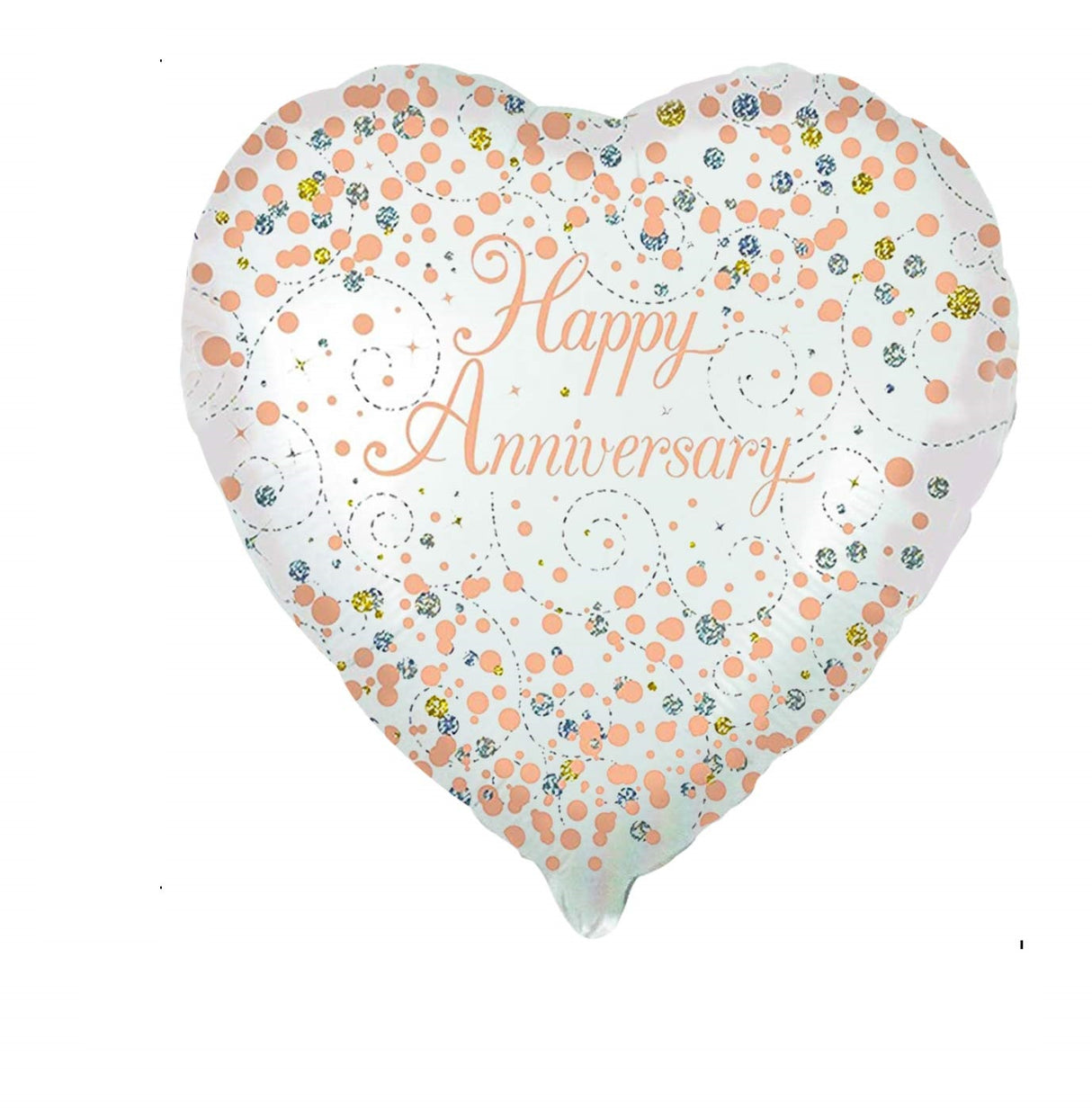 18 INCH  HAPPY ANNIVERSARY BUNCH OF FLOWERS BALLOON