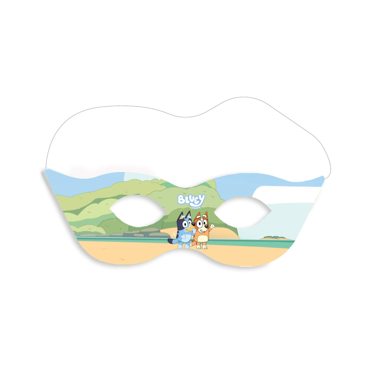 BLUEY MASKS 8 PCS