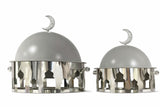 SILVER DOME SERVING DISH