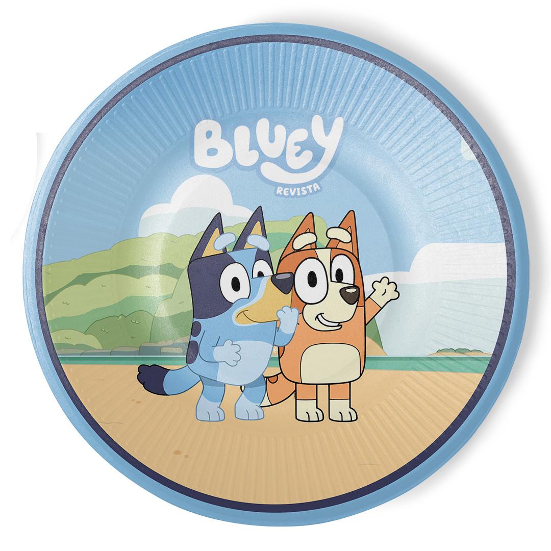 BLUEY  PLATE  8PCS