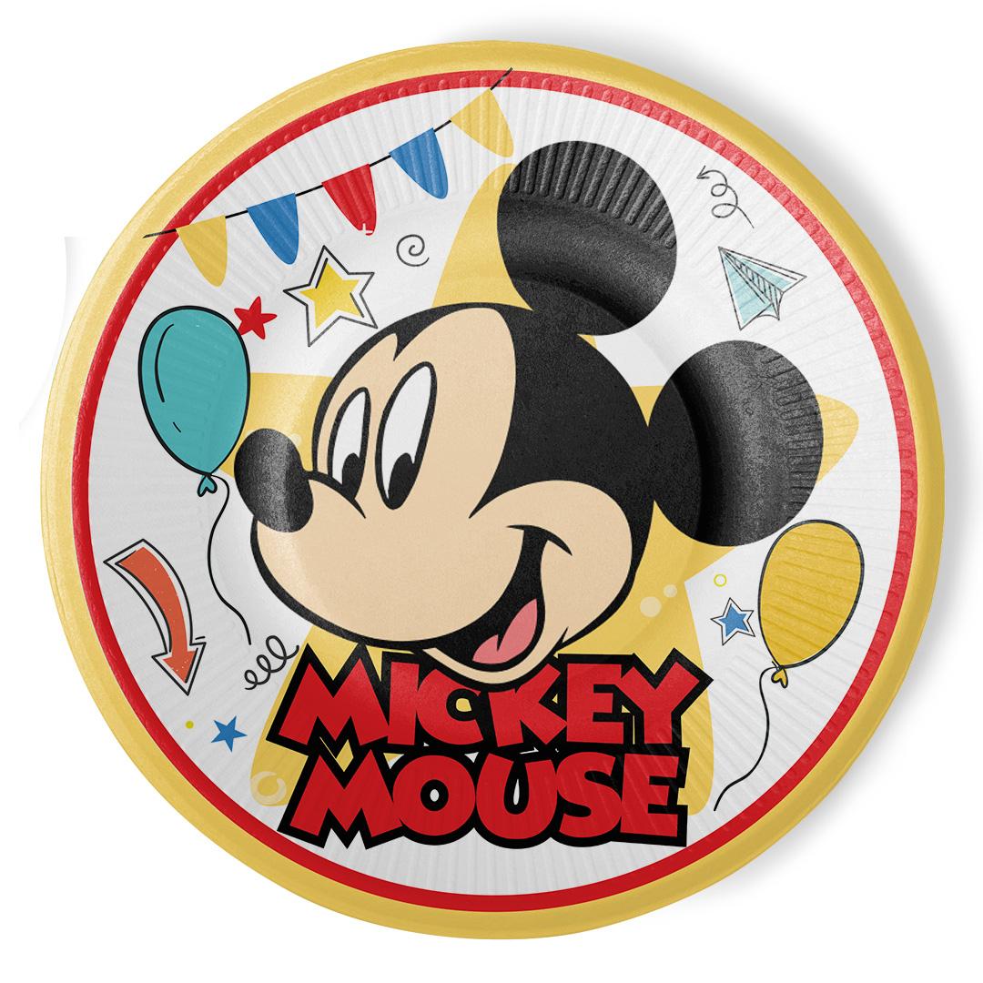 MICKEY MOUSE  PLATE  8PCS