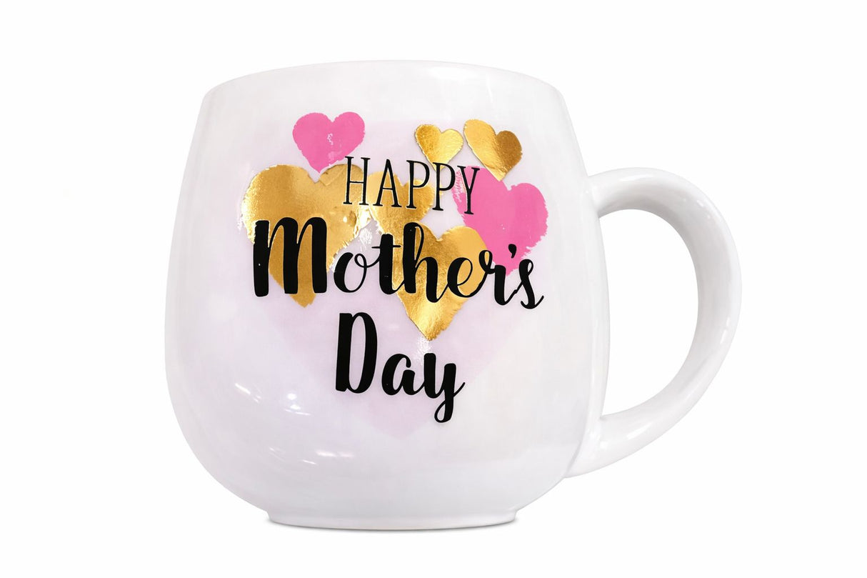 GOLD X PINK HEART MOTHER'S DAY MUG