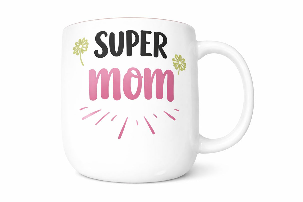 COLORFUL SUPER MUM MUG