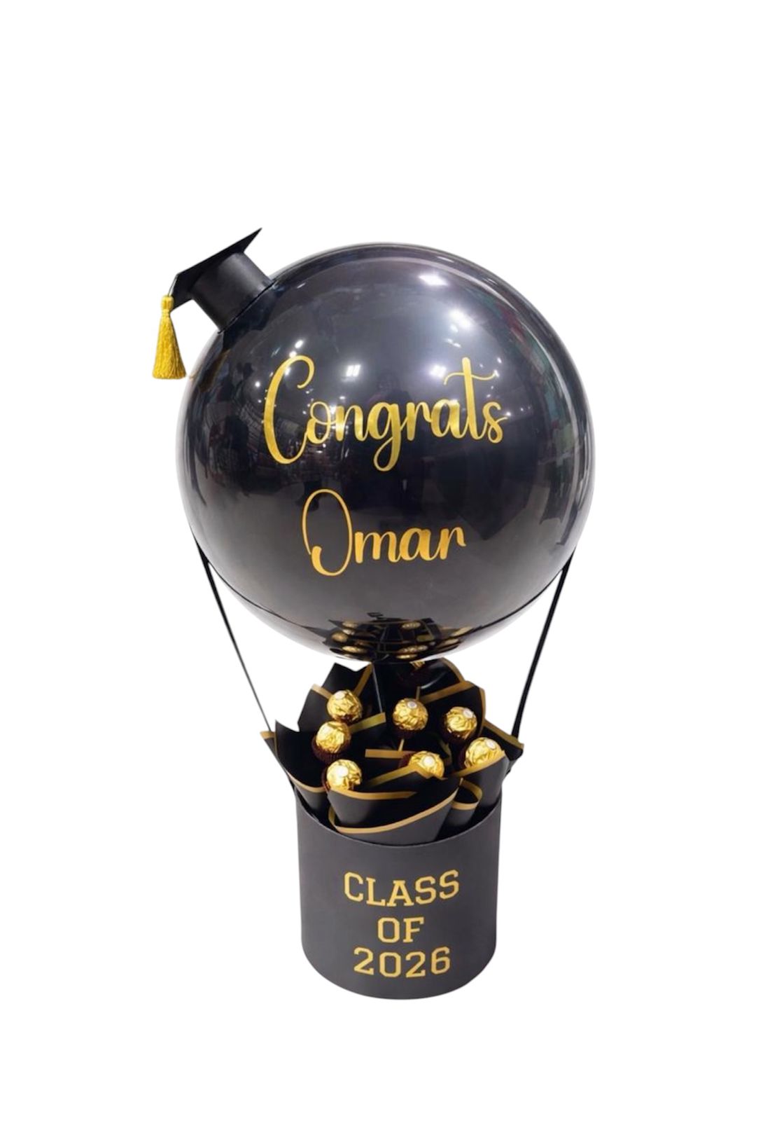 BLACK GRADUATION GIFT BOX