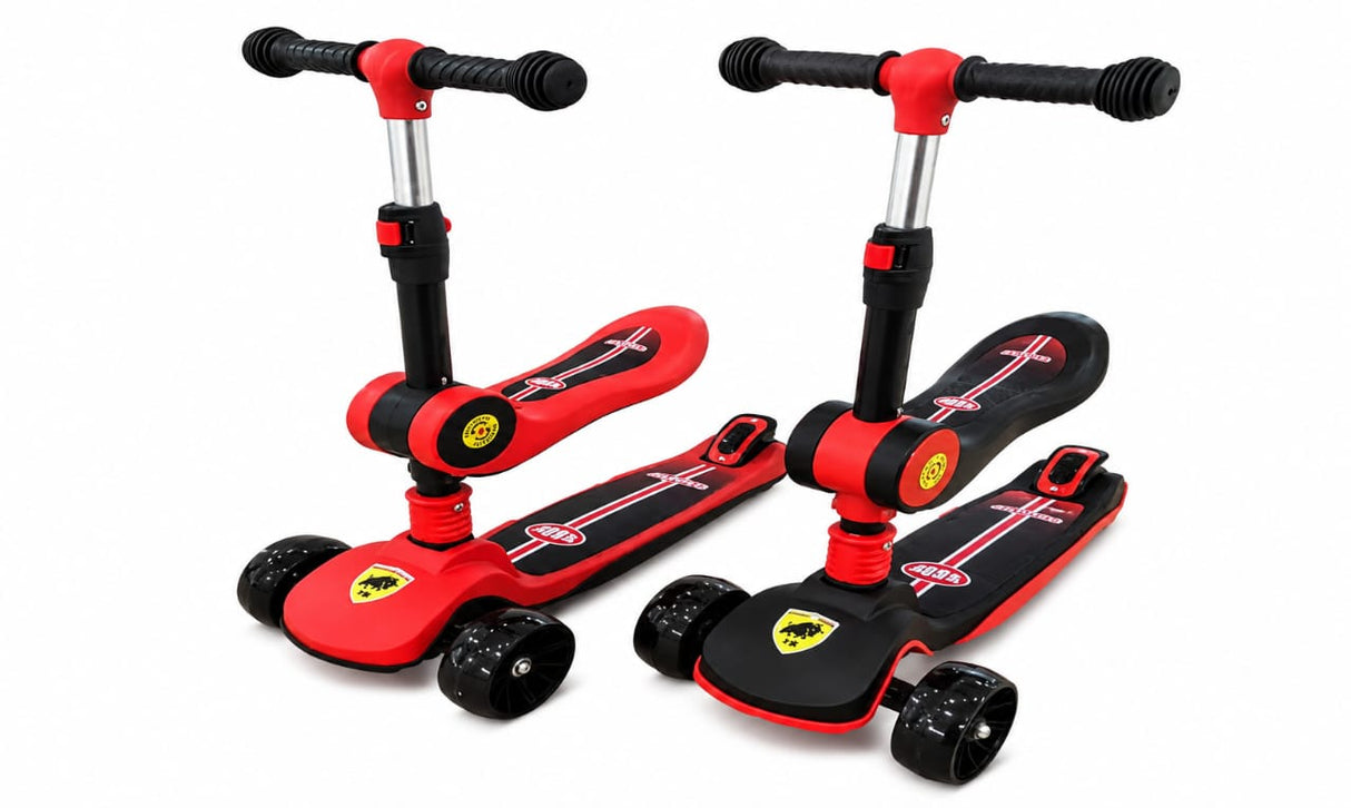 3 WHEEL FERARRI INSPIRED WITH SEAT SCOOTER