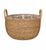 HANDWOVEN BASKET WITH HANDLES