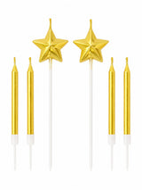 METTALIC STARS AND CANDLES